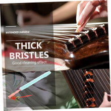 1pc Guzheng limpeza escova instrumento limpa alça ergonômica para limpeza profunda instrumentos musicais cor aleatória