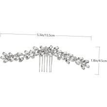 Haarkam met strasssteentjes, bruidsaccessoire, haarversiering, delicate handgemaakte hoofdtooi voor formele gelegenheden