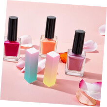 20 limas de uñas rectangulares con degradado, esponja suave, para manicura y pedicura en casa o en el salón de belleza.