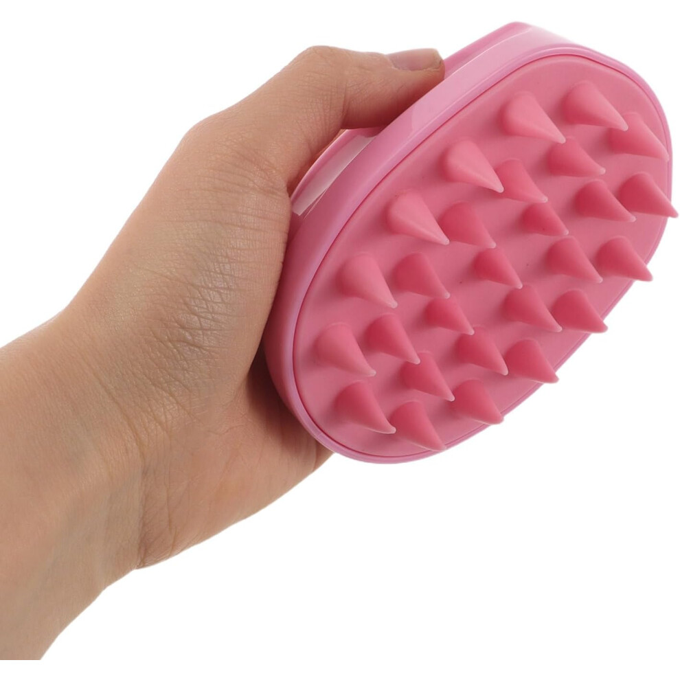 Hkhbjs 3Pcs Scalp Massager Shampoo Brush - Silicone Hair Scalp Scrubber - Portable Shower Hair Brush