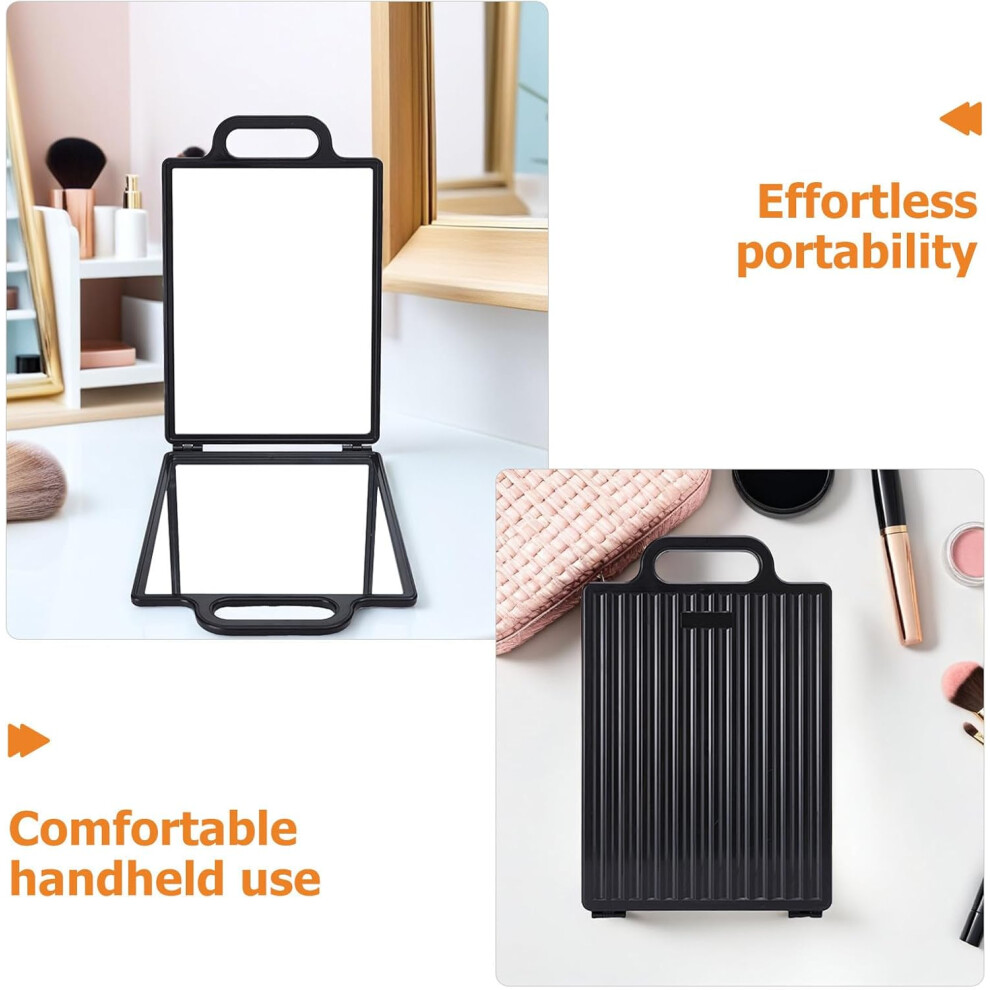 Hkhbjs Double-Sided Hair Styling Mirror Salon Handheld Mirror For Stylists Rear View For Haircutting For Barber Shop Use