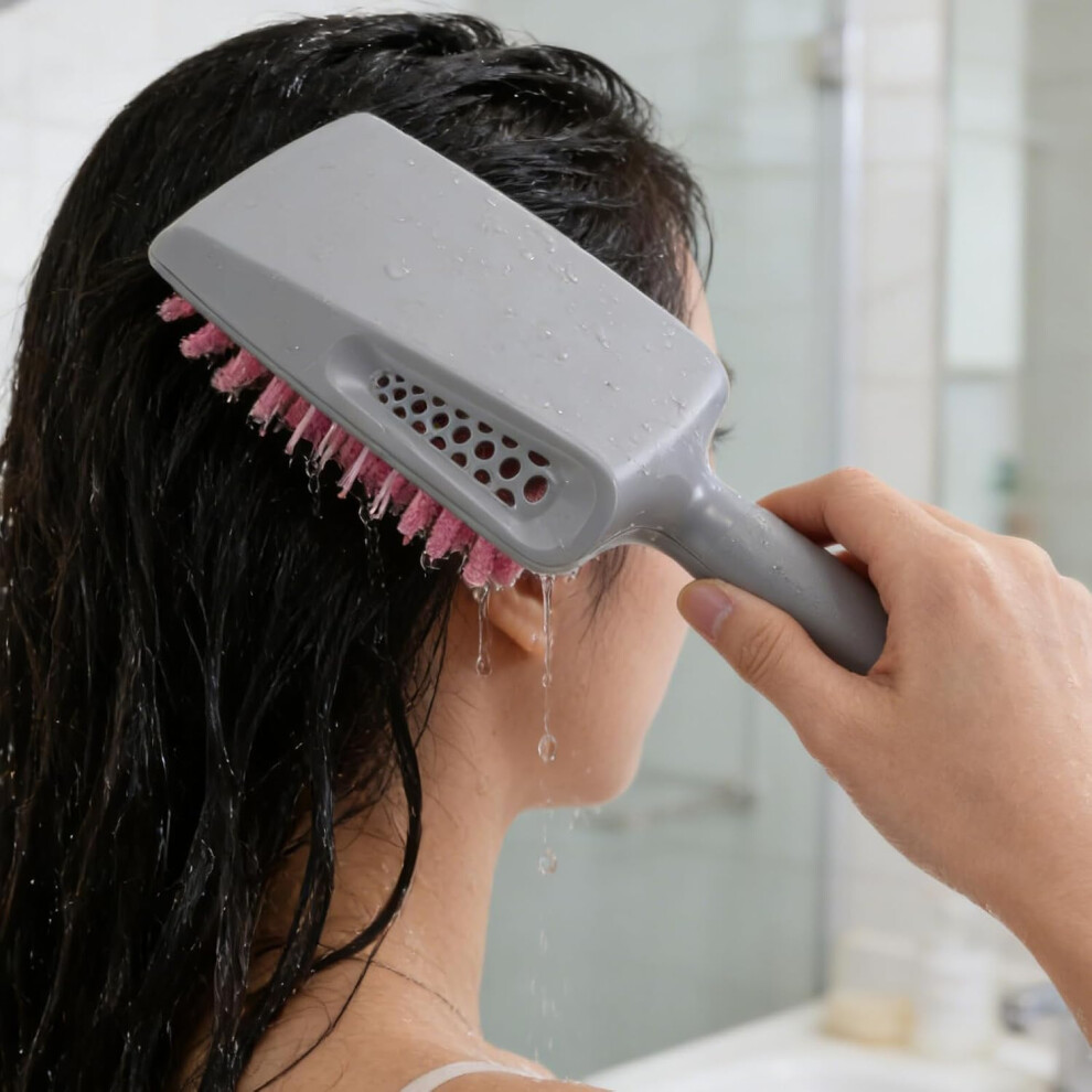 Hkhbjs Unisex 2Pcs Detangling Sponge Hair Brushes For Wet Hair Absorbent Paddle Comb Fast Drying Tool For Shower Use And Styling