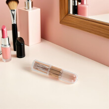 Cestovná sada štetcov na make-up 5 v 1, zasúvateľný štetec na lícenku a očné tiene, prenosný nástroj na make-up