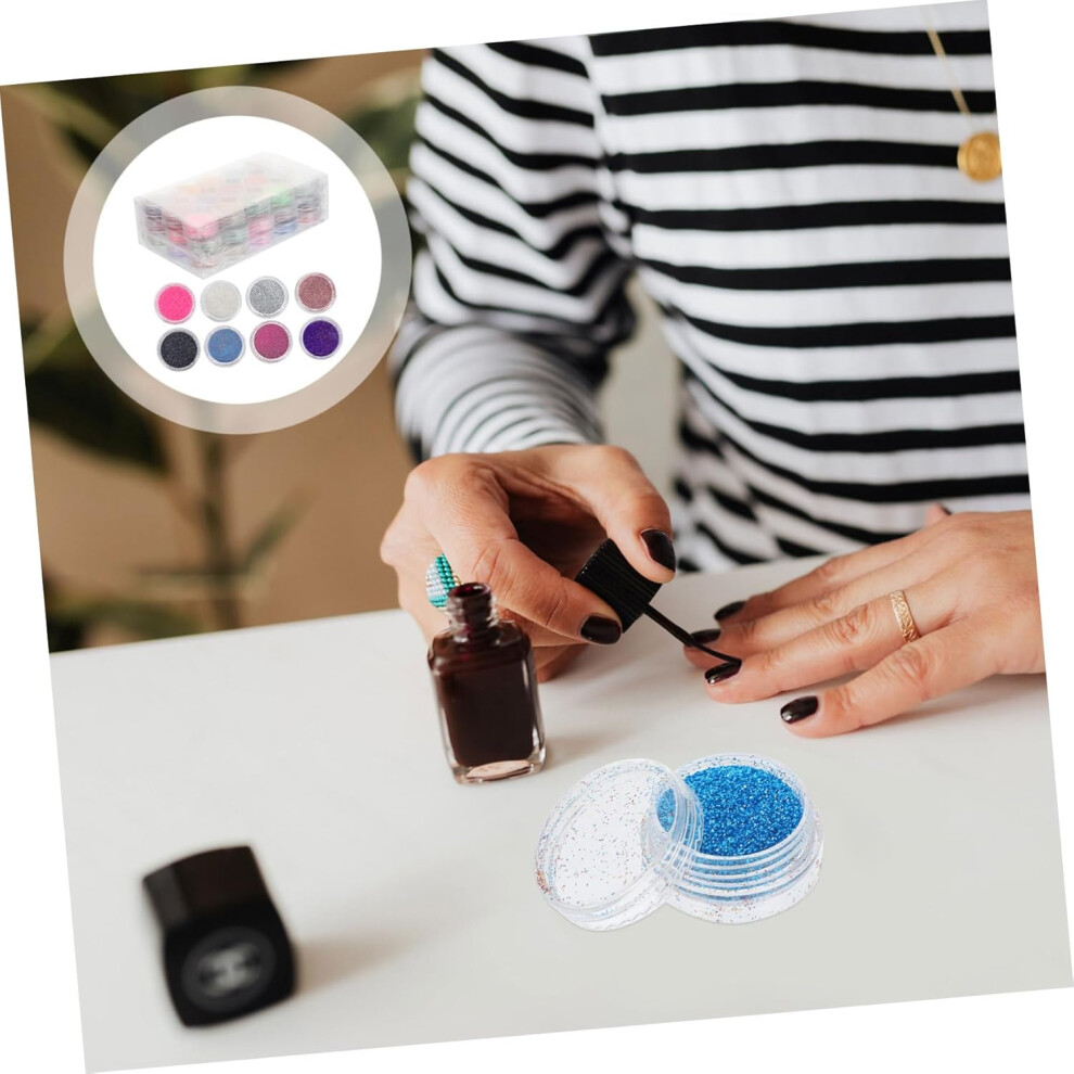 Hkhbjs Color Glitter Manicure Powder For Nail Art Decoration Easy To Apply And Remove For Nail Designs For And Enthusiasts
