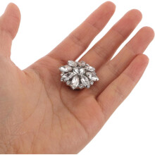 Tampas botão para mulheres homens - Strass cobre 22 mm / 0,79 "botão de costura desmontável cristal decorativo