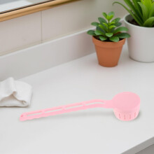 Badborstel met lange steel voor onder de douche, rugborstel, zachte huidscrubber, rugreinigingsborstel met lange steel voor douchen en spa-gebruik.