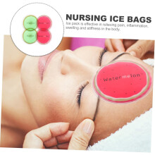 4pcs Boys and Girls Ice Pack Gel Therapy Reusable round Ice Packs Lightweight Pvc Material