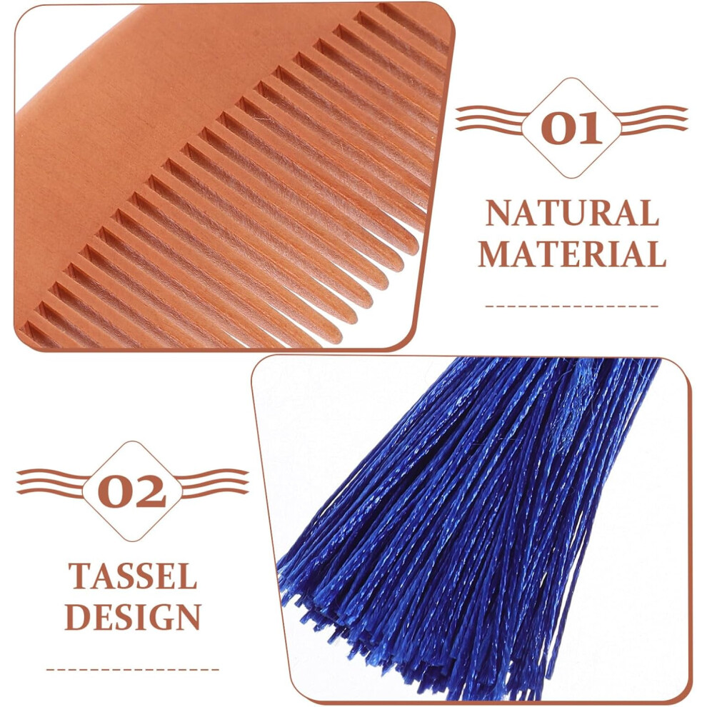 Hkhbjs 3Pcs Portable Wood Fine Tooth Comb For Women Static Hair Detangler Smooth And Rounded Teeth
