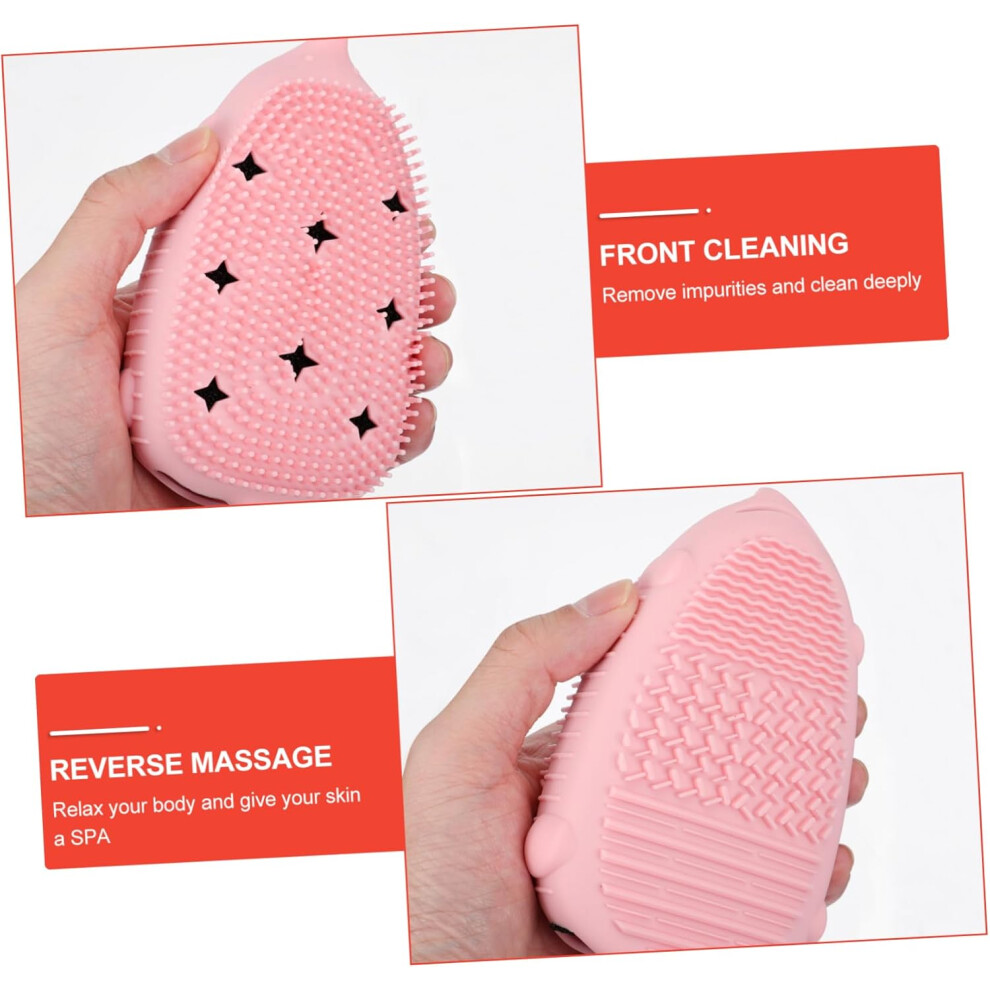 Hkhbjs Silicone Bathing Brush Household Shower Brush For Exfoliating Skin Massage Useful Body Bathing Scrubber As Back Scrubber