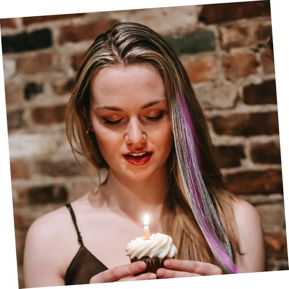 Hkhbjs Unisex Silver 1000Pcs Sparkle Holographic Glitter Hair Extensions Tinsel Highlights For Women Girls Party Wig Favors Each Packages In Total