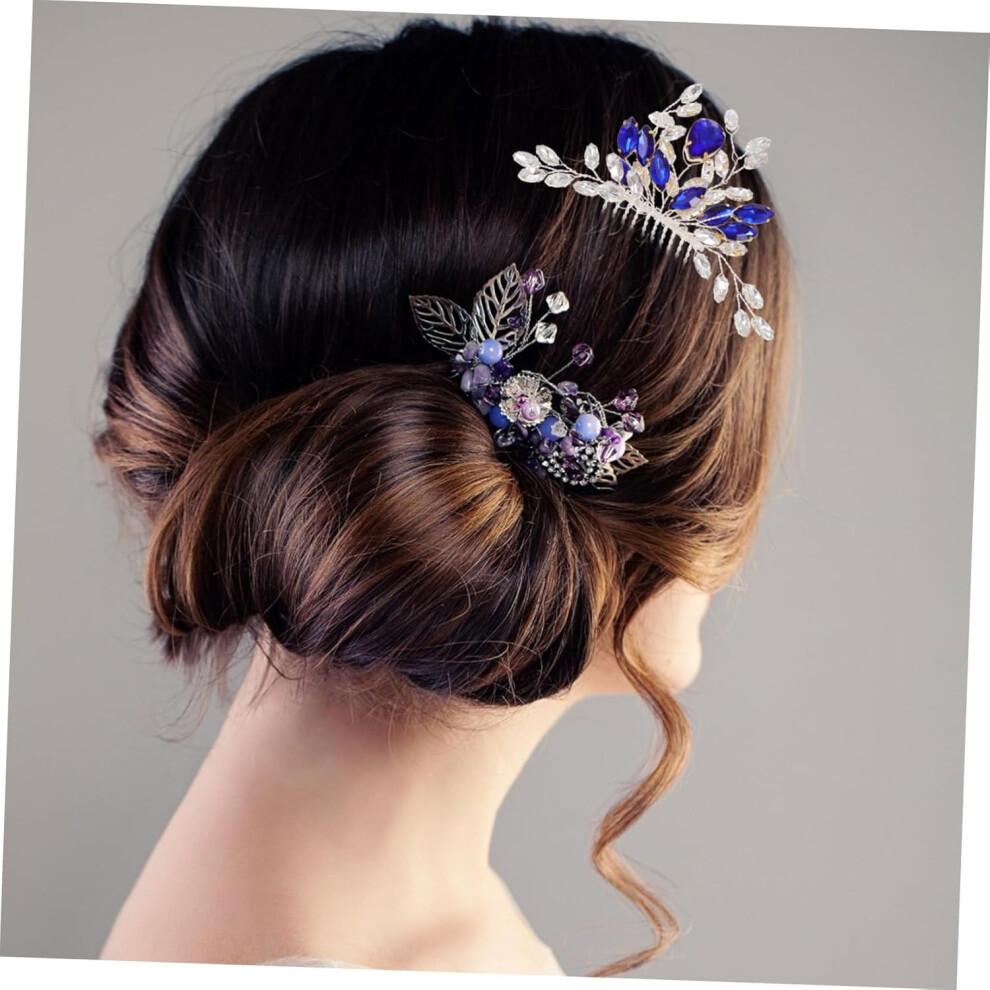 Hkhbjs Bridal Hair Comb Rhinestones And Elegant Wedding Headpiece For Brides For Engagements Parties And Special Occasions