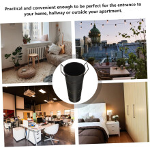 Flower Arrangement Bucket Pot Unbrella Freestanding Umbrella Holder Parapluie Black Umbrella