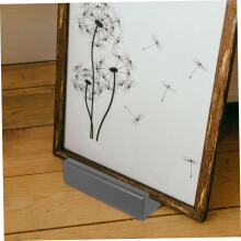 Wooden Mirror Base Floor Mirror Stand Stable Support Multifunctional Use Elegant Design
