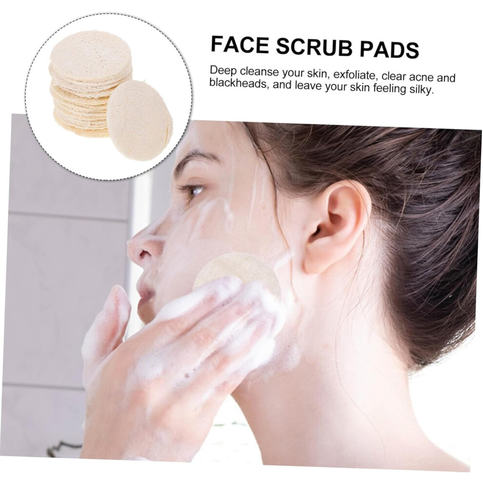 Hkhbjs Loofah Sponge Set Exfoliating Body Scrubbers Natural Facial Loofah Pads Net Sponges Skin Care Tools