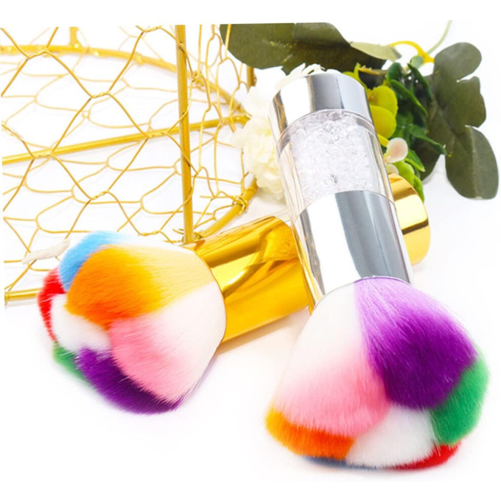 Hkhbjs Decorative Nail Dust Brush For Cleaning Portable Nail Cleaner Soft Bristles For Manicure Setup
