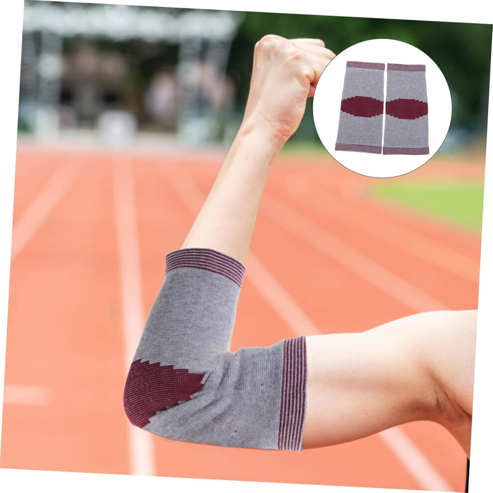 Hkhbjs Elastic Elbow Guard Protective Elbow Sleeve Breathable Support Compression Relief