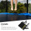 Trampoline skooppbevaringspose i nettingmateriale, multifunksjonsorganisator 7