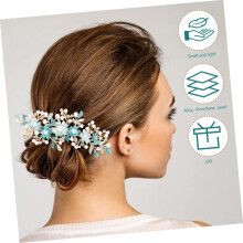 Haarkam met bloemenclip voor meisjes en vrouwen, stijlvolle haaraccessoire voor bruidshoofdtooi voor speciale gelegenheden.