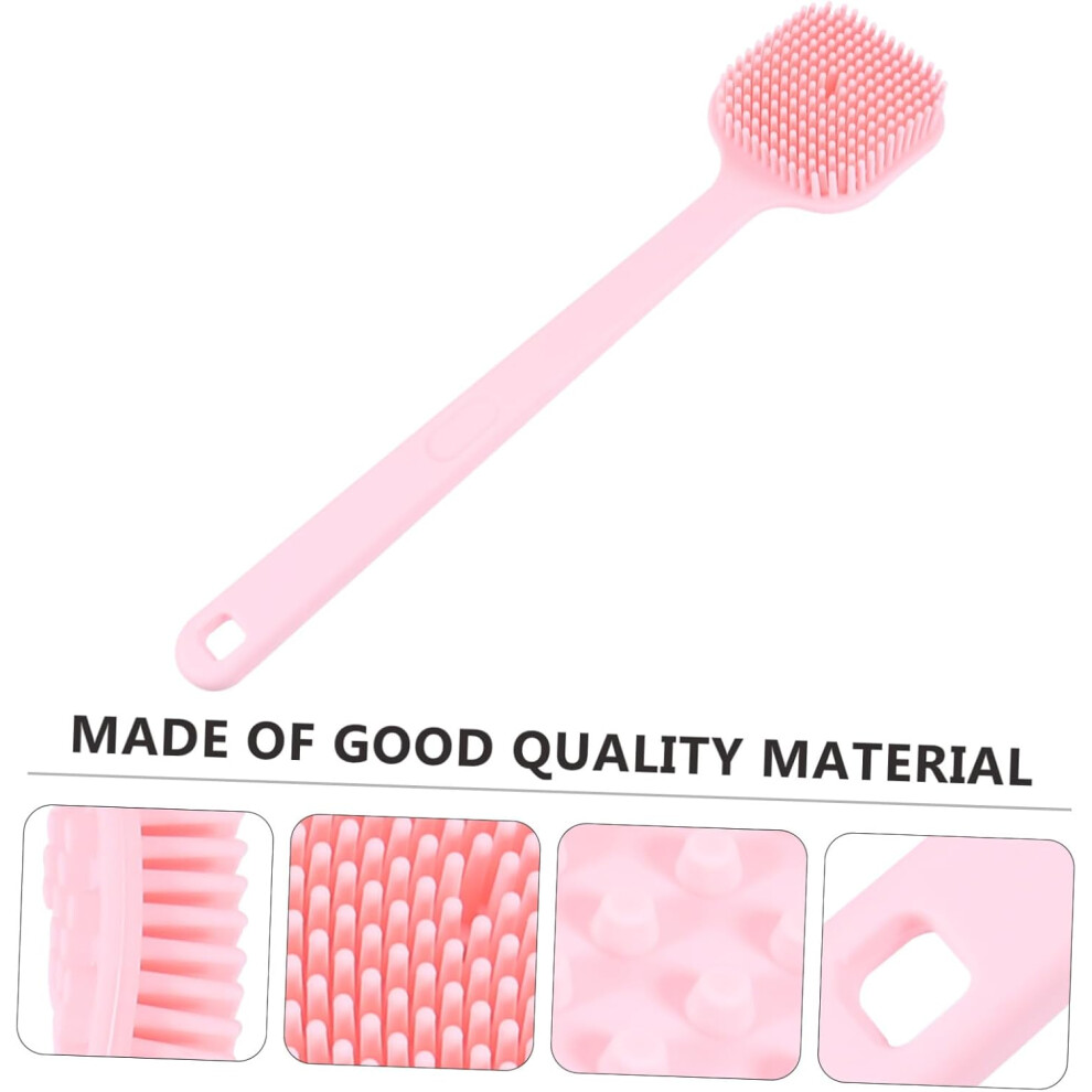 Hkhbjs Bath Brush Silicone Back Scrubber Shower Tool For Exfoliating Skin Massager In Bathroom