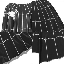 Halloween Spider Cape Decorative Halloween Cape for Party Cosplay Spider Costume for Party