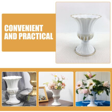 Retro-Blumentopf aus Eisen, extra große dekorative Vase, Metall-Gesteckbehälter