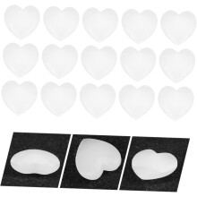 10 Paar Silikon-Brillenhaken, rutschfest, herzförmig, Bügelhalterungen, Brillen-Verrutschschutz für Erwachsene, Jungen und Mädchen, Weiß