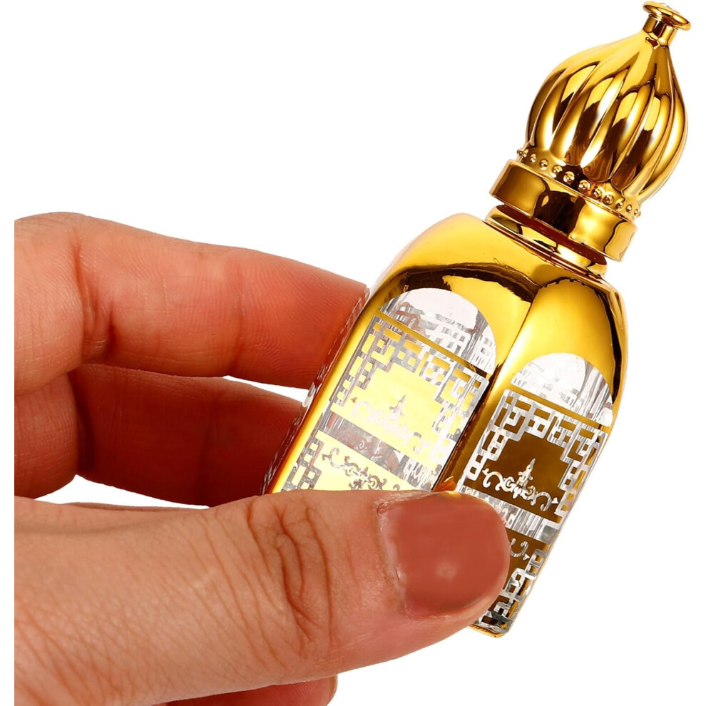Hkhbjs Empty Perfume Bottle Glass Bottle For Essential Oil Sample Decorative Refillable Perfume Container For Travel Toiletry Use
