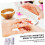 3 Boxes Natural Shell Nail Sequins for Manicure Assorted Nail Accessories for DIY 1