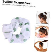 10 elastici per capelli, elastici da softball, fermagli per capelli per ragazze e donne, elastici per capelli a corda.