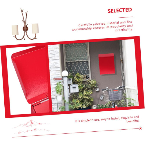 Mailbox Boxes Postbox Decor Stainless Combox European Letter Lettres Door Parcel Container 1