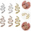 6pcs Serpente Unha Gems Unha Strass Ornamento Strass e Gems e Glitter Projetos 1