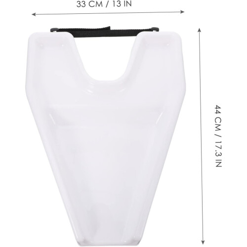 Portable Shampoo Sink Basin with Sturdy Plastic Construction and Comfortable Neck Shoulder Support