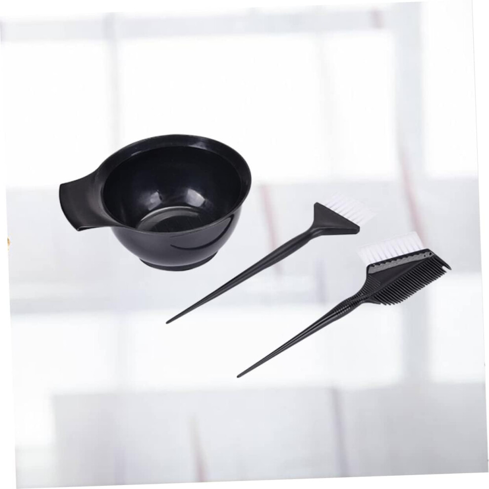Hkhbjs 3Pcs Baked Dish Brush For Hair Dyeing Professional Hair Coloring Kit Dyeing Brush For Salon Diy Dye Projects Random Color
