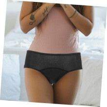 4er-Pack Damen-Periodenunterwäsche, auslaufsichere, saugfähige Baumwollslips für starke Blutungen