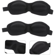 2pcs Sleeping Eye Mask Eva Stereo Sleep Mask for Blocking Light and Comfortable Sleep at Home Travel