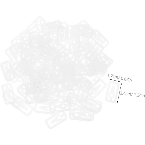 100pcs xale clipes cachecê pinos clipes para roupa retangular para vestido ajuste 1