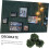 Groene plastic lade-organizer met 9 vakken 3