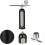 Dispenser di sapone per doccia e shampoo, 2 scomparti, materiale PP, facile da usare. 7