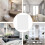 Unbreakable Acrylic Mirror Decorative Mirror Silver Wall-Mounted Simple Creative Design 3