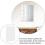 Unbreakable Acrylic Mirror Decorative Mirror Silver Wall-Mounted Simple Creative Design 8