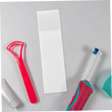 4pcs Tongue Scraper Storage Case Set Plastic Organizer Box Portable Travel Tongue Scraper