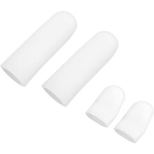 24pcs Silicone Gel Finger Protector Sleeves Separators f