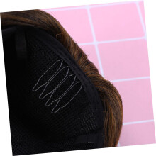 Haarknoten-Perücke aus Kunstfaser, Donut-Chignon-Haarverlängerung mit Haarclip für Damen und Mädchen, lässiges Haarstyling