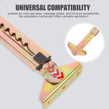 2pcs Beauty Bed Adjuster Level Support Rod Adjustable Telescoping Furniture Lift Rod f