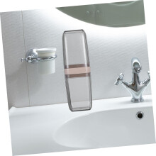 Portable Travel Toothbrush Holder Lid Toothbrush Storage Cup for Bathroom Travel Case