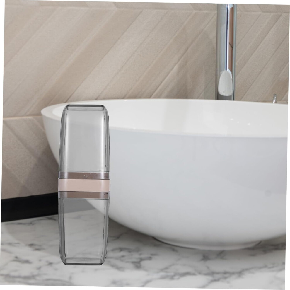Hkhbjs Portable Travel Toothbrush Holder Lid Toothbrush Storage Cup For Bathroom Travel Case