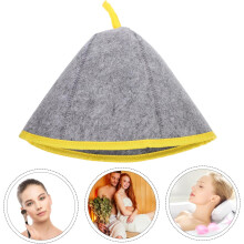 Σκούφος ντους Border Felt Lightweight Sauna Cap Water Absorption Water Sauna Cap για άνετη χρήση ντους