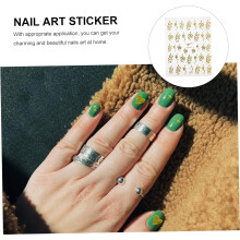 8 Sheets Dragon Snake Nail Art Stickers Decals for Women Girls Nail Sticker DIY Christmas Party Decorations