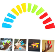 12 Stück Fingerlinge aus Silikon – Hitzeisolierend und rutschfest – Fingerkuppenschutzhandschuhe