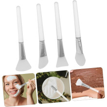 4pcs Máscara Facial de Silicone Escova Conjunto de Máscaras de Argila de Lama Ferramentas de Aplicador